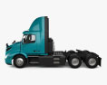 Volvo VNR Electric Tractor Truck 3-axle 2024 3d model side view