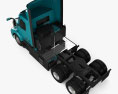 Volvo VNR Electric Sattelzugmaschine 3-Achser 2024 3D-Modell Draufsicht