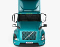 Volvo VNR Electric 트랙터 트럭 3축 2024 3D 모델  front view