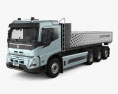 Volvo FMX Electric 덤프 트럭 2023 3D 모델 
