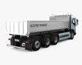 Volvo FMX Electric Tipper Truck 2023 3d model back view
