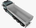 Volvo FMX Electric 自卸式卡车 2023 3D模型 顶视图