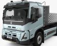 Volvo FMX Electric Tipper Truck with HQ interior 2023 3d model