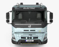 Volvo FMX Electric Tipper Truck with HQ interior 2023 3d model front view