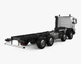 Volvo FMX Chassis Truck 4-axle with HQ interior 2013 3d model back view