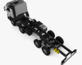 Volvo FMX Chassis Truck 4-axle with HQ interior 2013 3d model top view