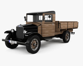 3D model of Volvo LV4 Truck 1932