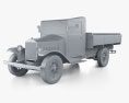 Volvo LV4 Truck 1932 3d model clay render