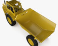 Volvo DR631 Articulated Hauler Truck 1969 3d model top view