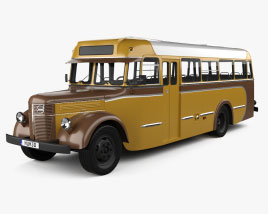 Volvo LV224 Bus 1956 Modello 3D
