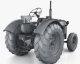 Volvo T43 Tractor 1949 3D 모델 