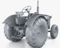 Volvo T43 Tractor 1949 Modello 3D