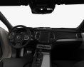 Volvo XC90 T5 with HQ interior and engine 2018 3d model dashboard