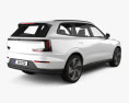Volvo EX90 2024 3Dモデル 後ろ姿