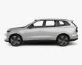 Volvo EX90 带内饰 2024 3D模型 侧视图