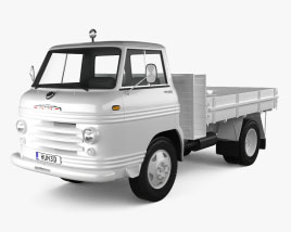 Volvo L430 Trygge Flatbed Truck 1965 3D model