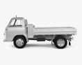 Volvo L430 Trygge Flatbed Truck 1965 3d model side view