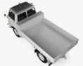 Volvo L430 Trygge Flatbed Truck 1965 3d model top view