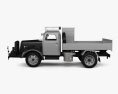 Volvo LV93 DT Flated Truck 1939 3d model side view