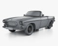 Volvo 1800S カブリオレ 1969 3Dモデル wire render