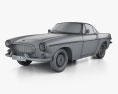 Volvo P1800 coupe 1964 3d model wire render
