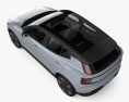 Volvo EX30 with HQ interior 2023 3d model top view