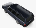 Volvo 240 Super Polar 1993 3D模型 顶视图