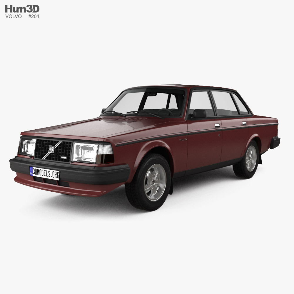 Volvo 240 Turbo 1984 3D model