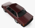 Volvo 240 Turbo 1984 3D-Modell Draufsicht