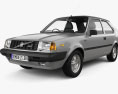 Volvo 360 3도어 GLT 1985 3D 모델 