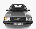 Volvo 360 3-Türer GLT 1985 3D-Modell Vorderansicht
