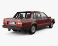 Volvo 760 GLE 1982 3D 모델  back view