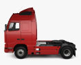 Volvo FH 16 Globetrotter Cab Tractor Truck 1993 3d model side view