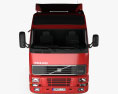 Volvo FH 16 Globetrotter Cab 트랙터 트럭 1993 3D 모델  front view