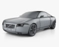 Volvo YCC 2001 3D-Modell wire render