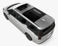 Volvo EM90 with HQ interior 2024 Modelo 3D vista superior