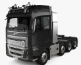 Volvo FH 16 Globetrotter Cab Tractor Truck 4-axle with HQ interior 2020 3D модель