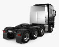 Volvo FH 16 Globetrotter Cab Tractor Truck 4-axle with HQ interior 2020 Modelo 3D vista trasera