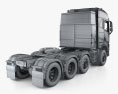 Volvo FH 16 Globetrotter Cab Tractor Truck 4-axle with HQ interior 2020 3D модель