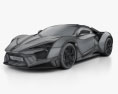 W Motors Fenyr SuperSport 2018 3d model wire render