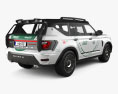W-Motors Ghiath Dubai 警察 2024 3Dモデル 後ろ姿