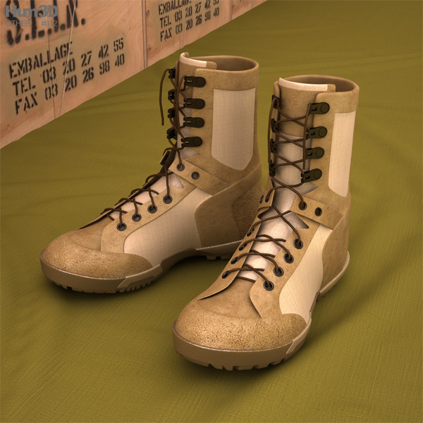 5.11 RECON Desert Boots 3D model