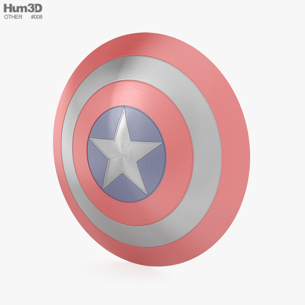Captain America Shield 3D-Modell
