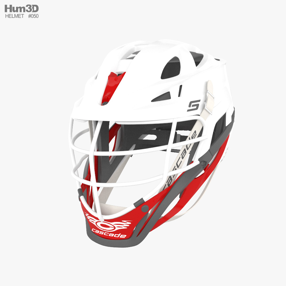 Cascade S ラクロス ヘルメット 3Dモデル