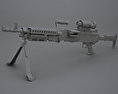 FN M240L 3D模型