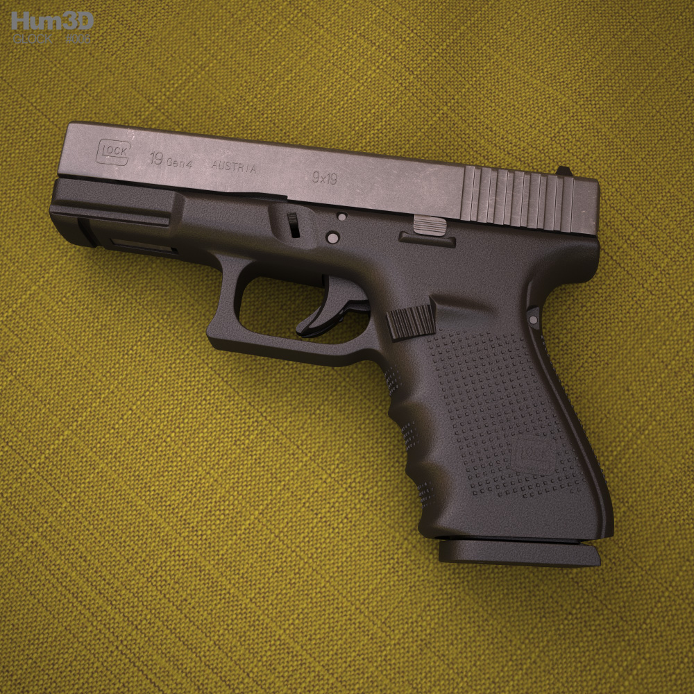 Glock 19 Gen4 3D model