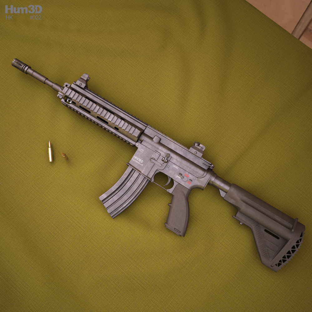 Heckler & Koch HK416 Modelo 3D