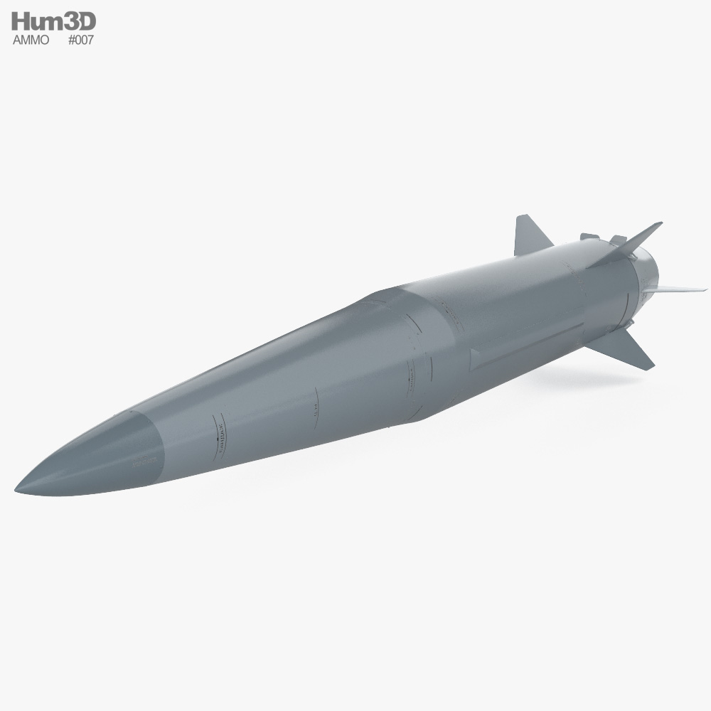 Kh-47M2 Kinzhal Missile 3D model