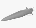 Kh-47M2 キンジャール 3Dモデル clay render