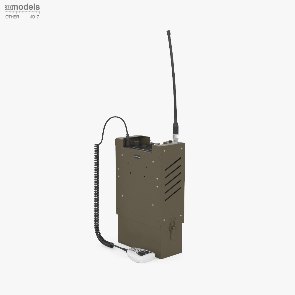 Lybid K-1A Radio Station 3D 모델 
